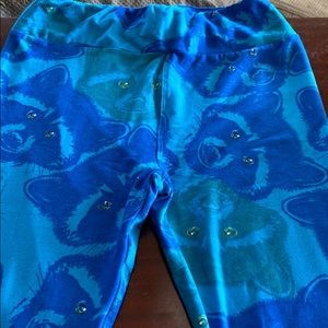 LuLaroe size one size raccoon leggings